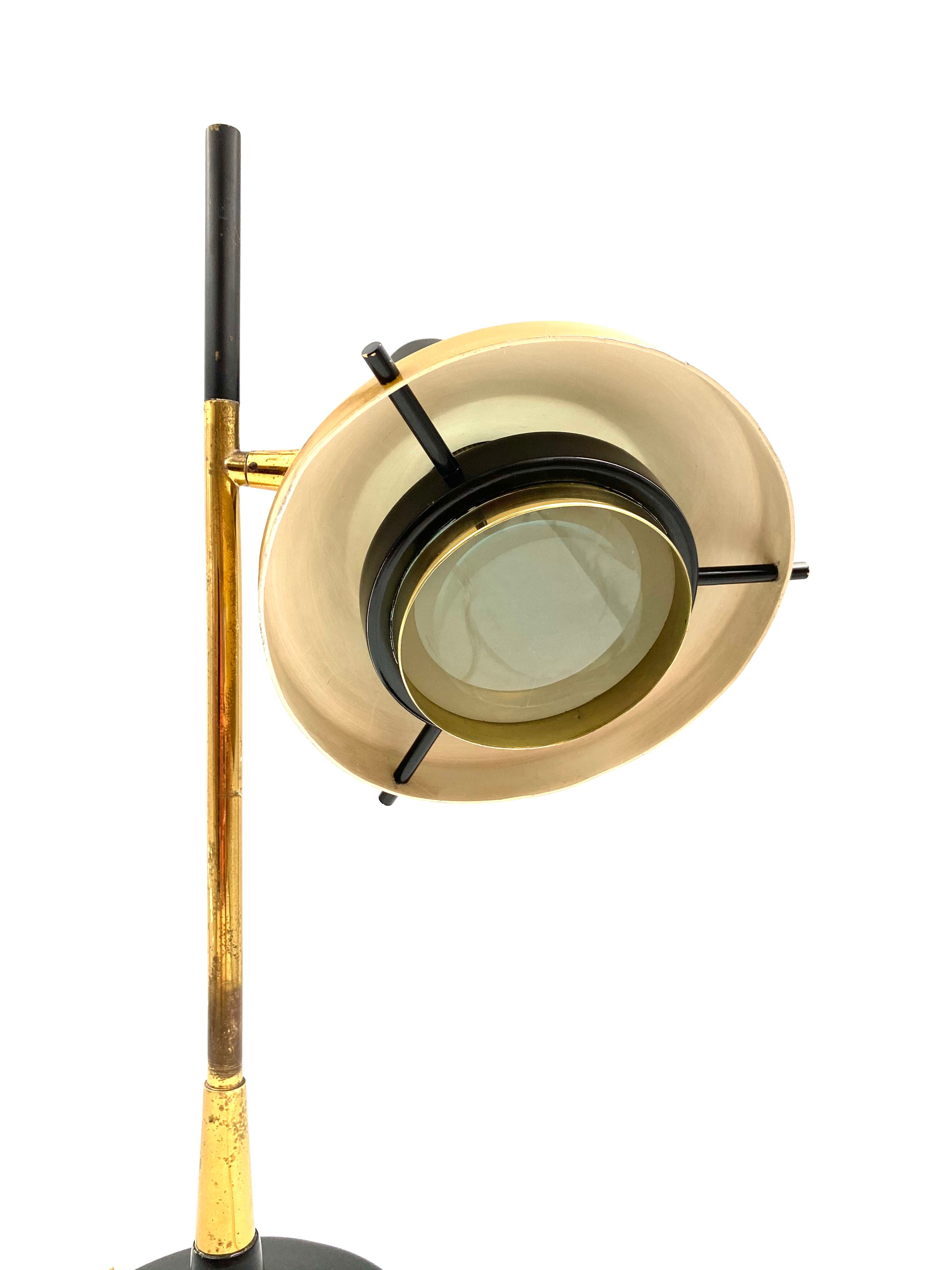 Oscar Torlasco model 533 table lamp, Lumi, Italy, 1950