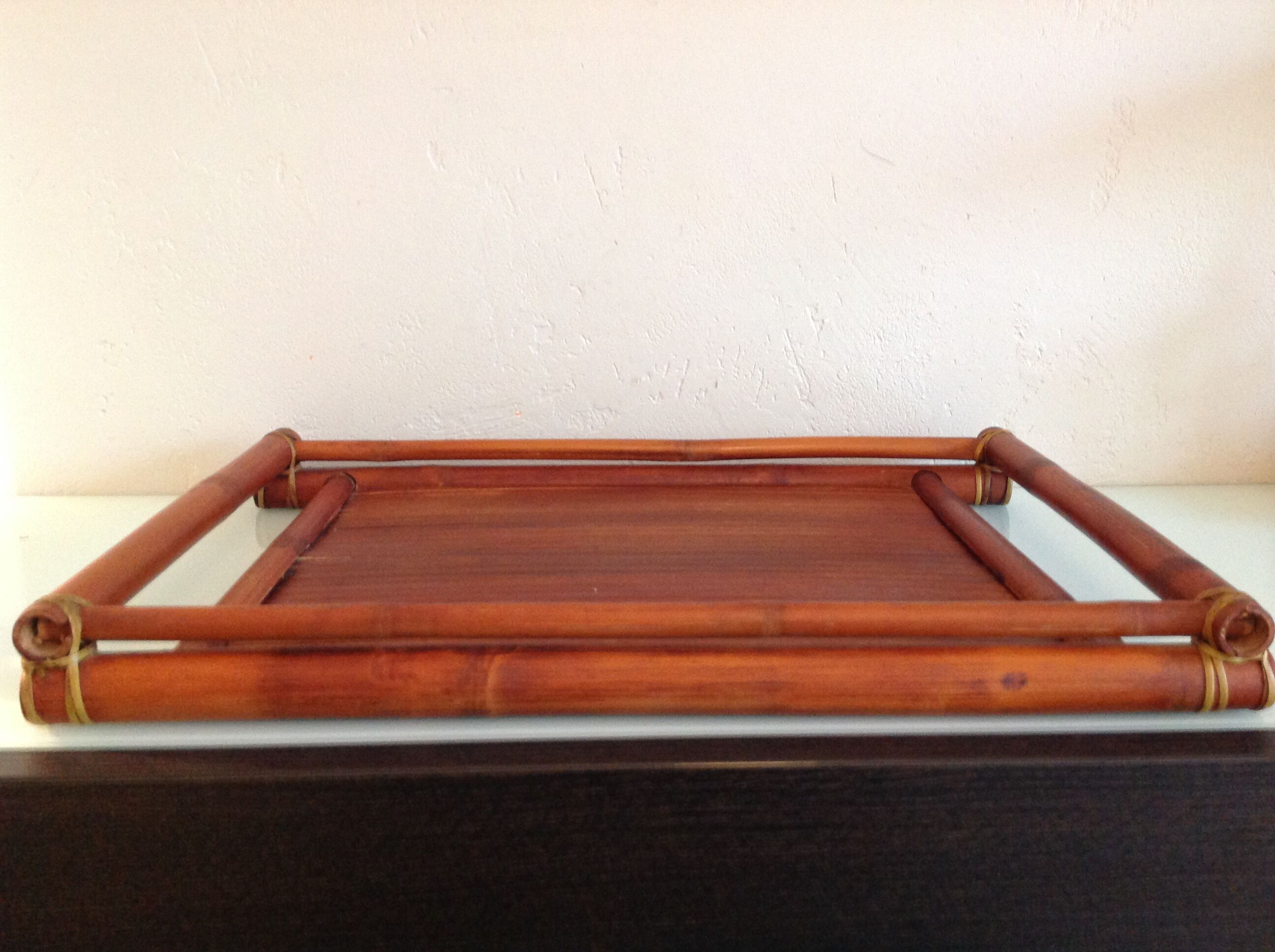 Rectangular bamboo tray 60/70s