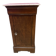 Antique wooden bedside table with marble top (Somno 19th century)
