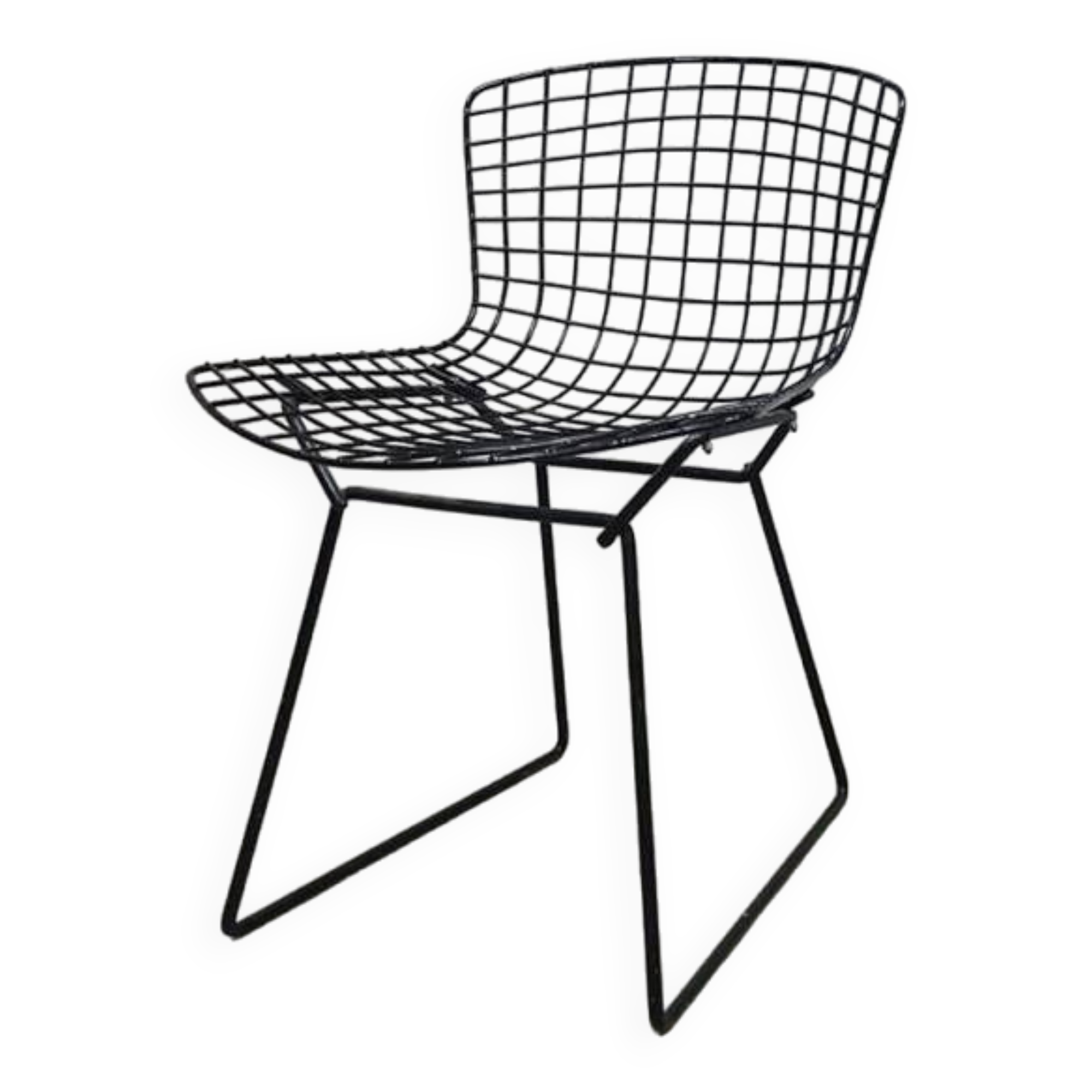 Vintage design wire chair model 420 Harry Bertoia Knoll 1970s