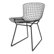 Vintage design wire chair model 420 Harry Bertoia Knoll 1970s