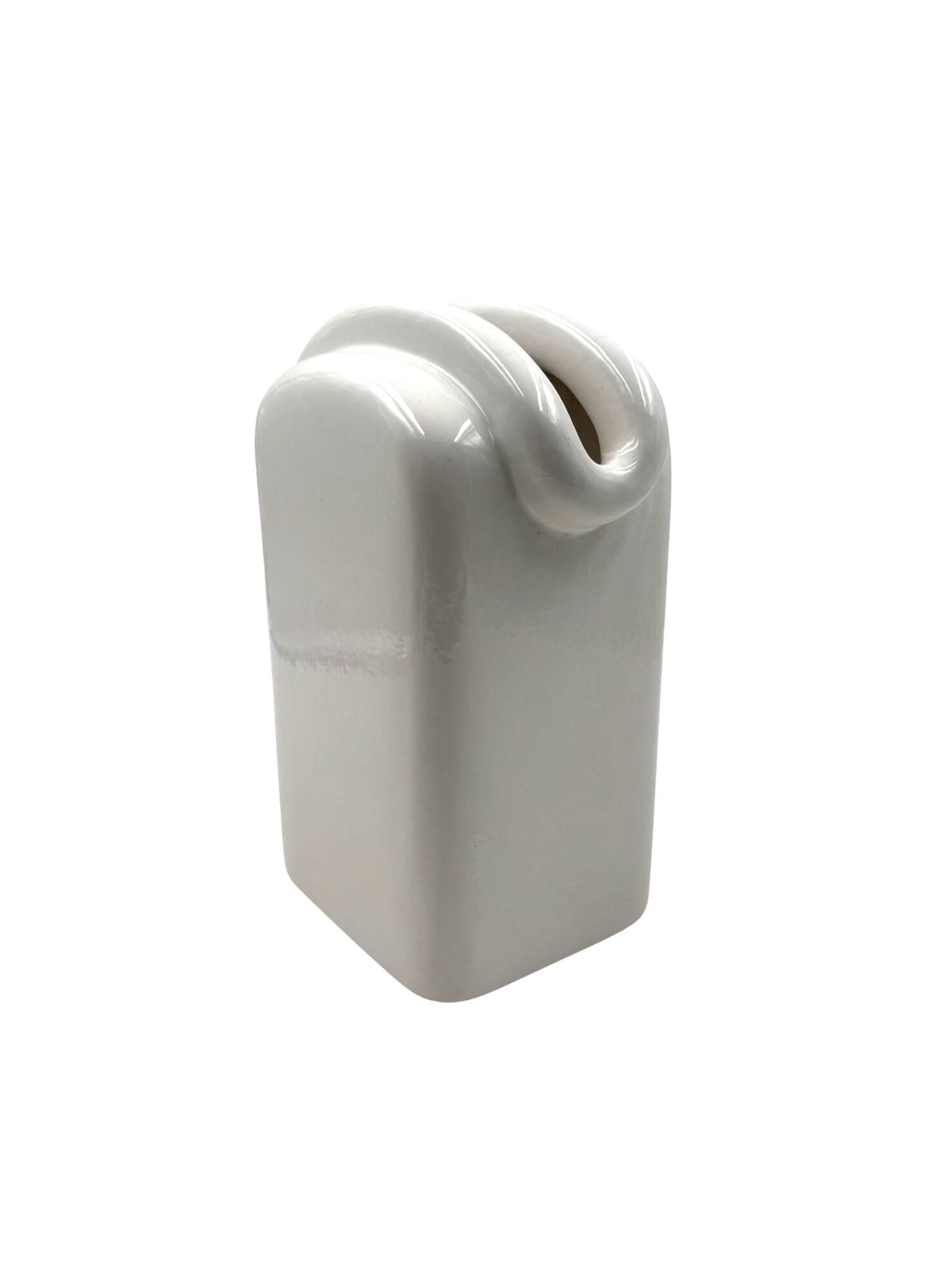 Sergio Asti, modern ceramic vase, Gabbianelli Italy ca. 1970