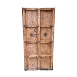 Pair of ancient Indian wooden doors
