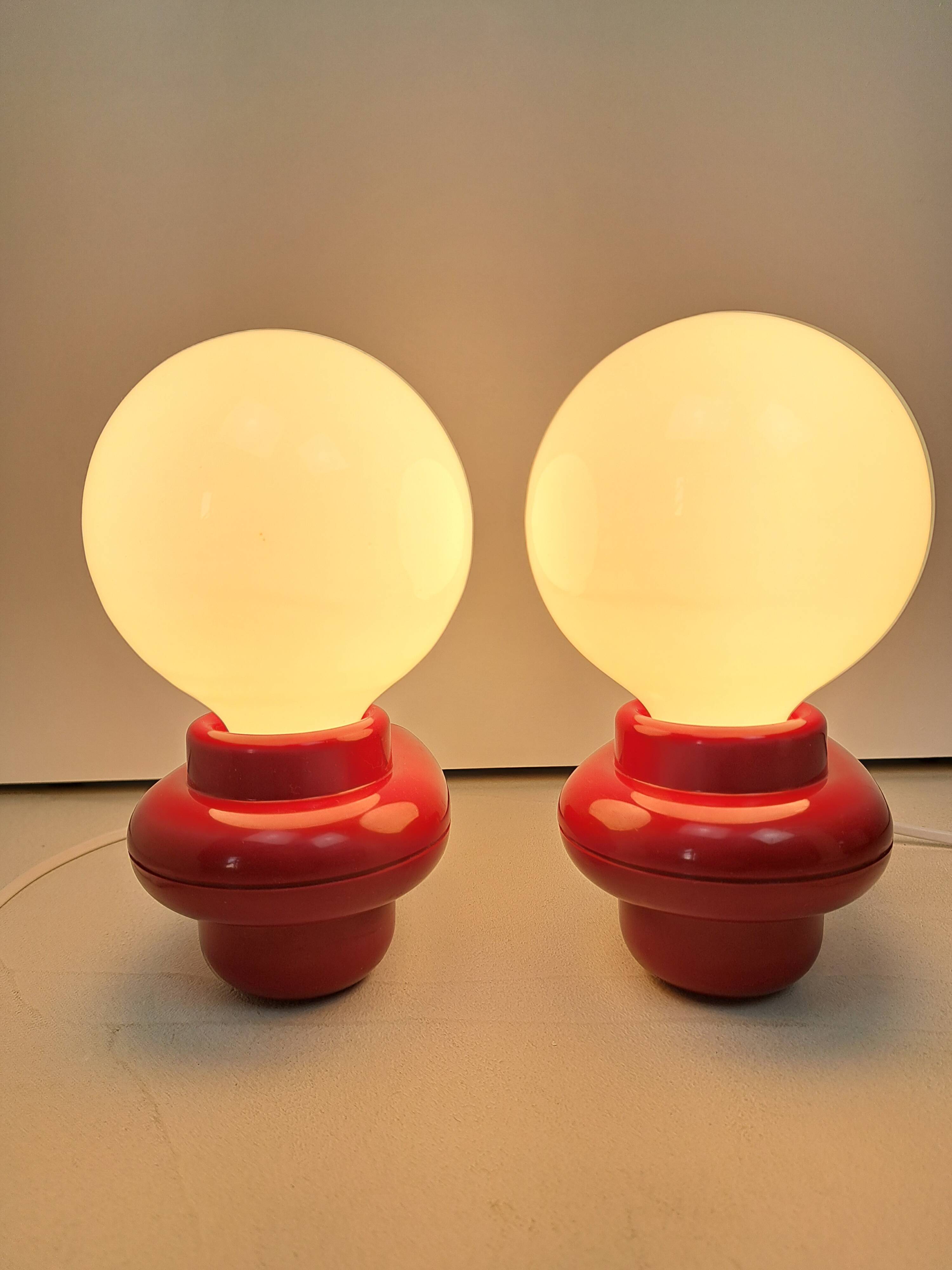 Pair of Allibert wall lights