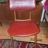 Set of 4 vintage Scandinavian style chairs