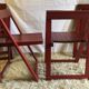 Set of 4 folding chairs 60