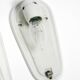A Mid Century Modern Wagenfeld glass ceramic wall lamp