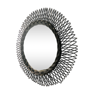 Miroir rotin 49cm