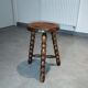 Mid-century design tripod stool, by Charles Dudouyt.