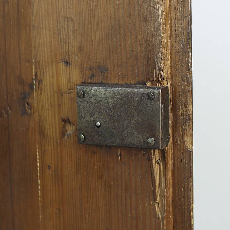 Armoire de mariée peinte d'art populaire