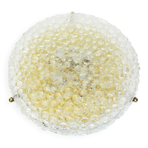 Grand plafonnier en verre