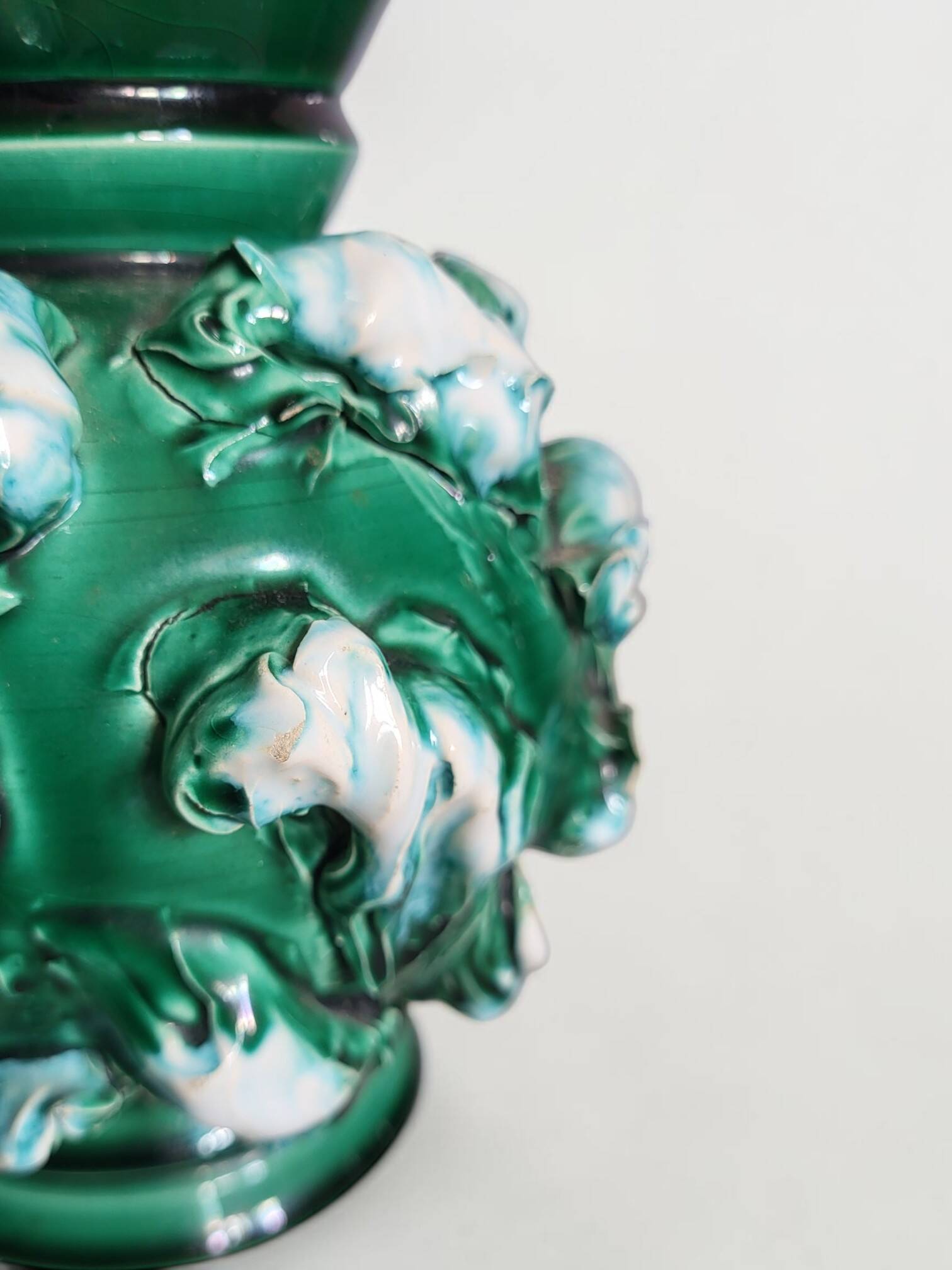 Ceramic vase Vallauris 1950s