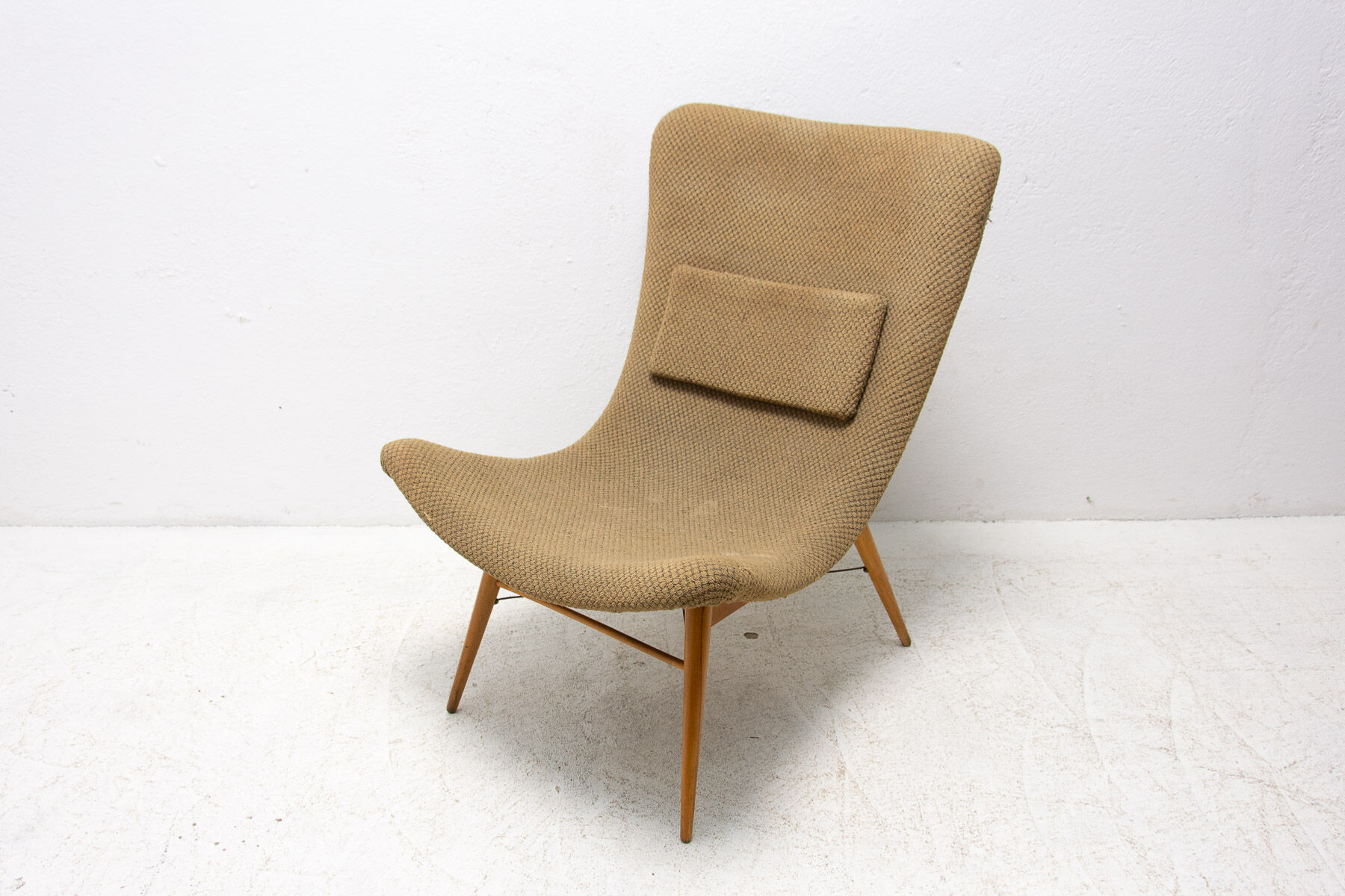 Mid-century television chair by Miroslav Navratil, 1950´s