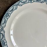 Round Salins ironstone dish, "Directoire" service