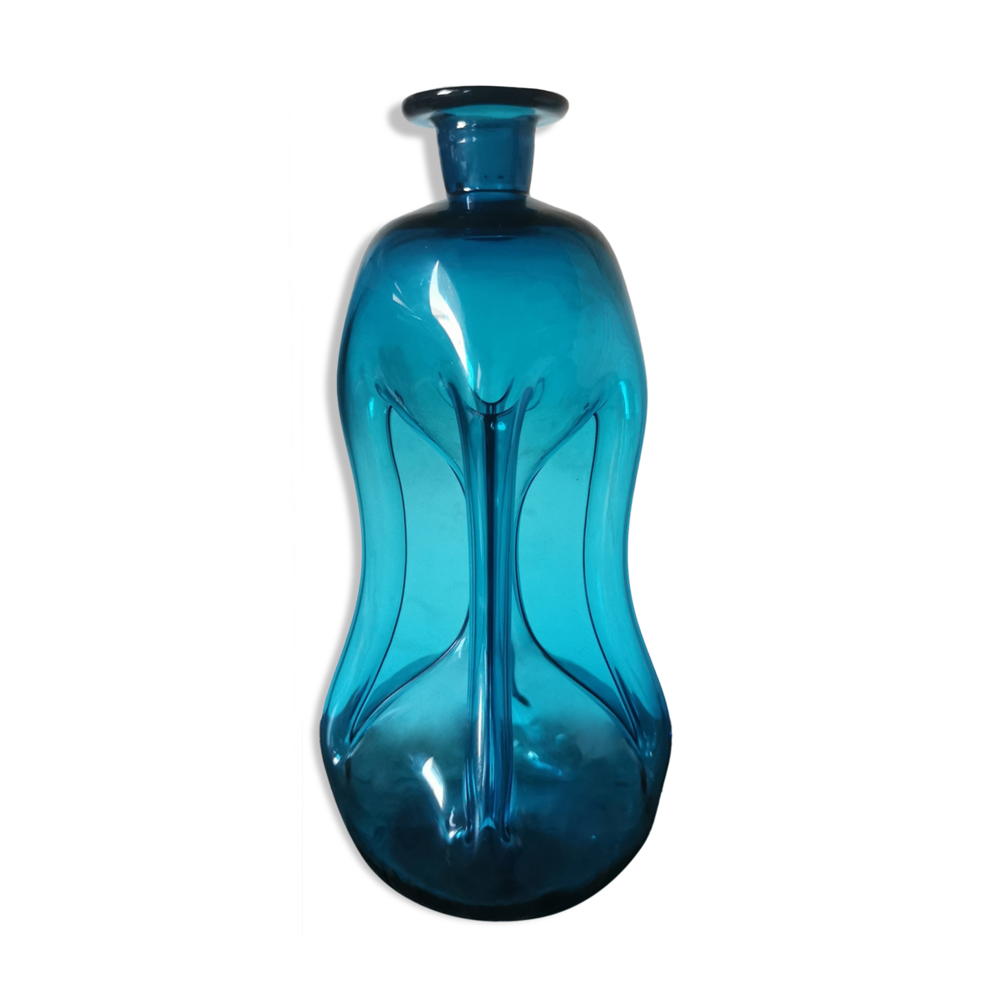 holmegaard Copenhagen blue decanter