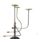 Bronze chandelier, German design, 20th century