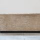 Beige chenille sectional sofa, 3 pieces, 1970s