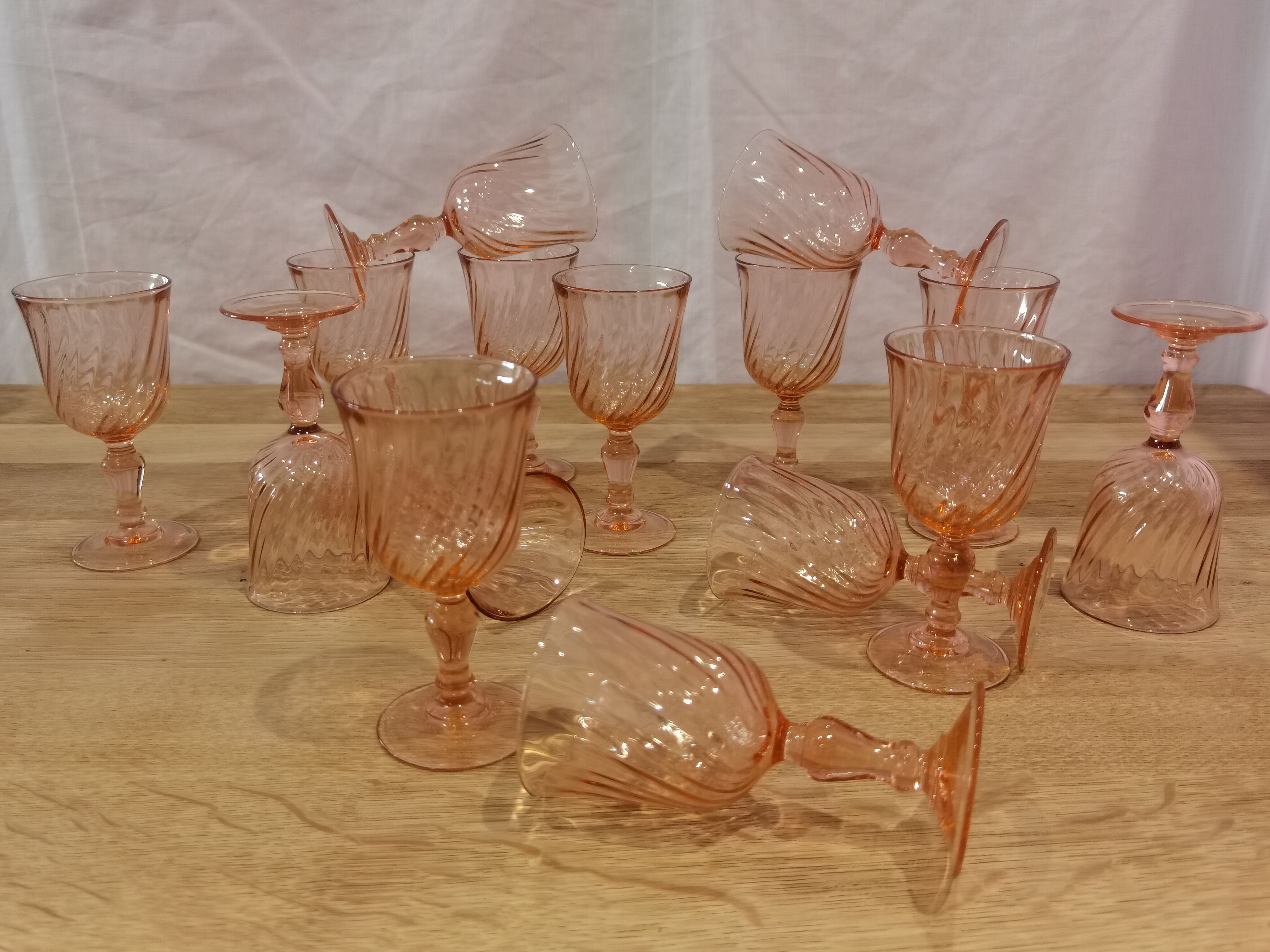 6 glasses wine/aperitif Rosaline Arcoroc Luminarc