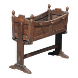 Antique cradle planter