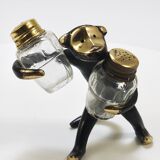 Set of salt and pepper shakers monkey Walter Bosse, Herta Baller, Austria, 1950s