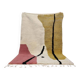 Handmade traditional Beni Ouarain rug, colourful, 150/250 cm.