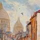 Tableau Montmartre by J. Arnaldi