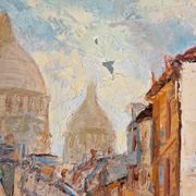 Tableau Montmartre Par J.arnaldi