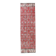 2x8 red floral turkish runner rug.77x261cm