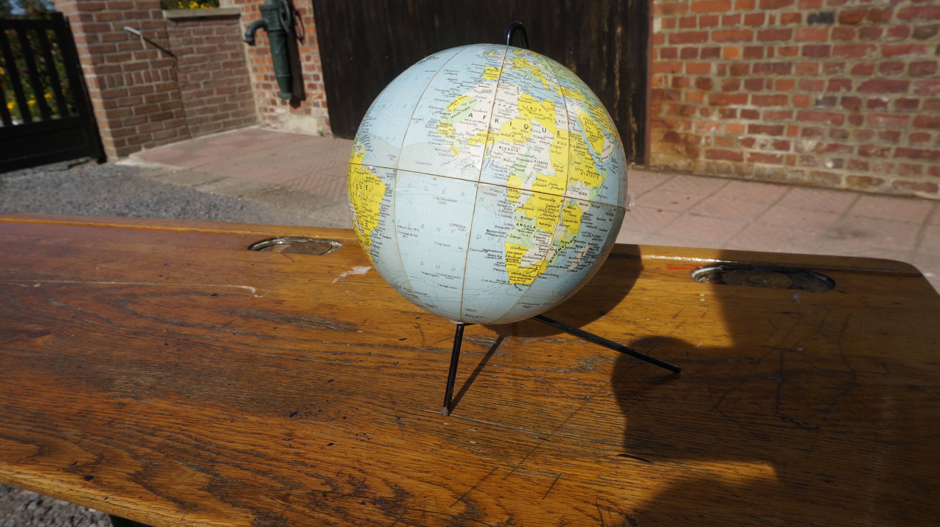 World map globe