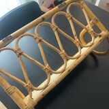 Rattan shelf