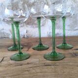Service de 6 verres Alsace en cristal