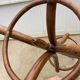 1960s bistro swivel parrot coat rack, curved wood