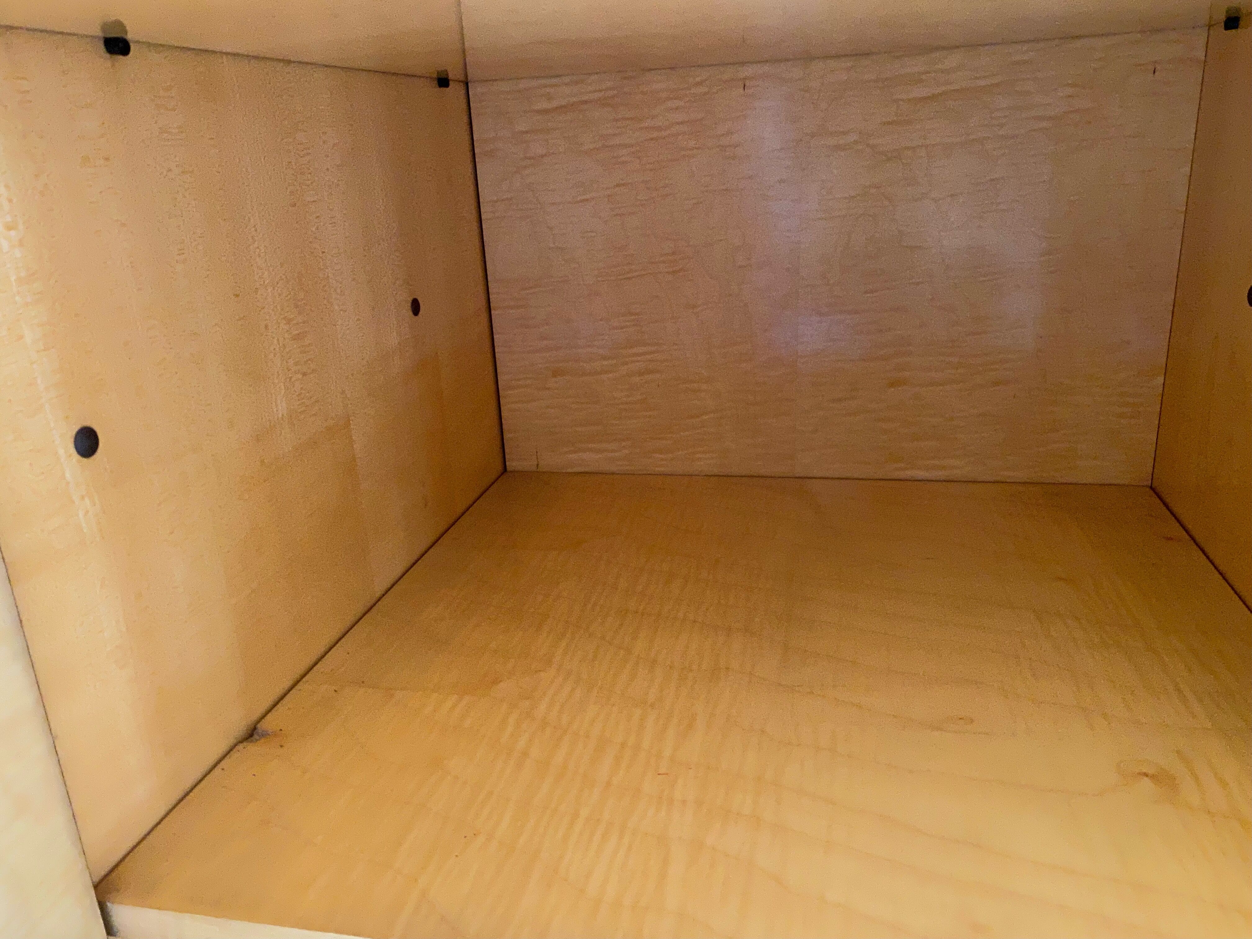 Living room furniture showcase, rosewood veneer secretary of the 70s