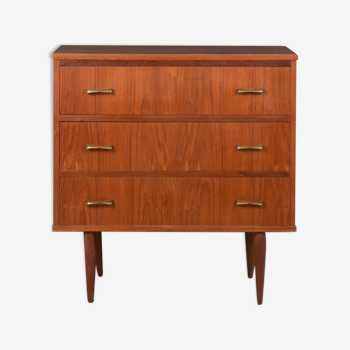 Danish chest of 3 drawers 1960