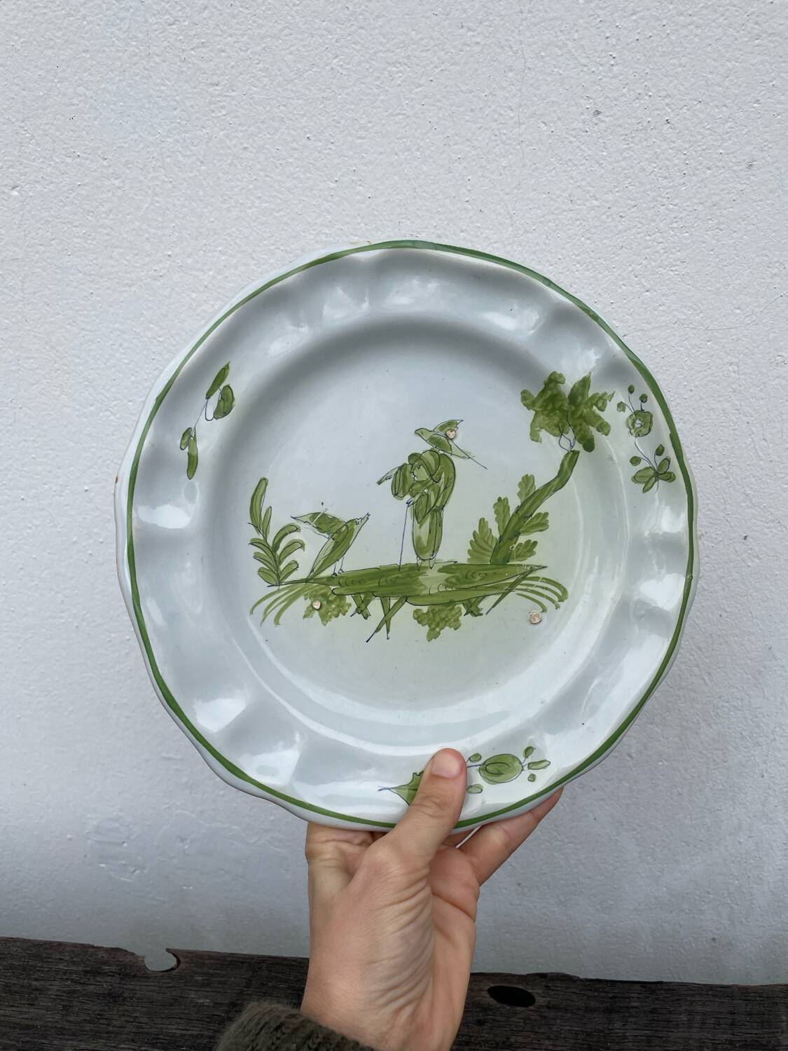 Antique decorative plate