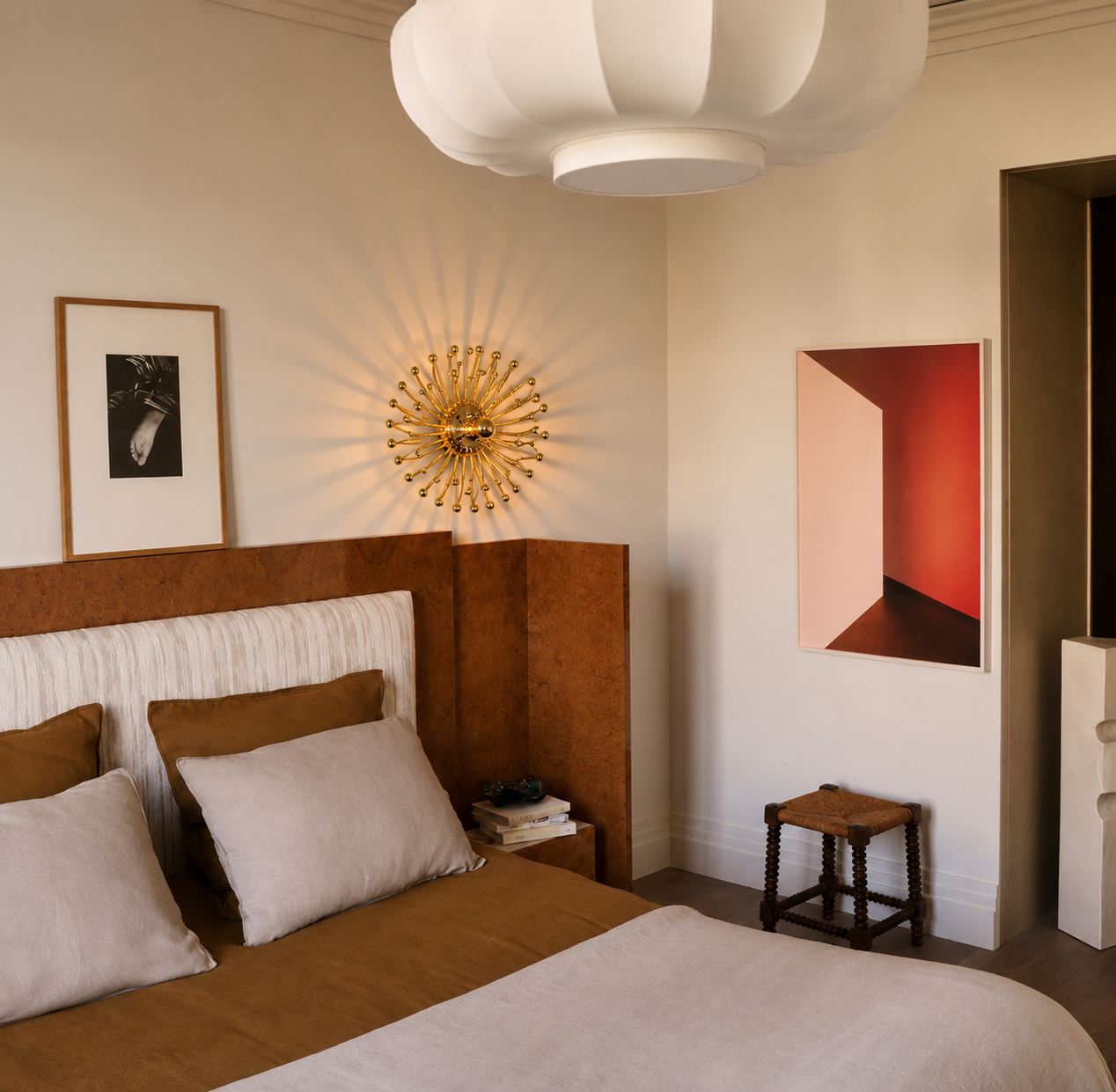 Lamp / wall light pistilo studio Tetrach circa 1970