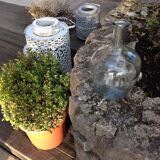 Transparent demijohn