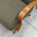 Pair of lounge chairs restored by Frantisek Jirak for Tatra