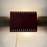 Adjustable wall lamp red Scandinavian design 1950.