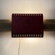 Adjustable wall lamp red Scandinavian design 1950.
