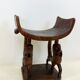 Trône royal "Fon" en bois sculpté – Bénin, XXᵉ siècle