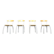 Vintage postmodern Italian dining chairs, 1990s