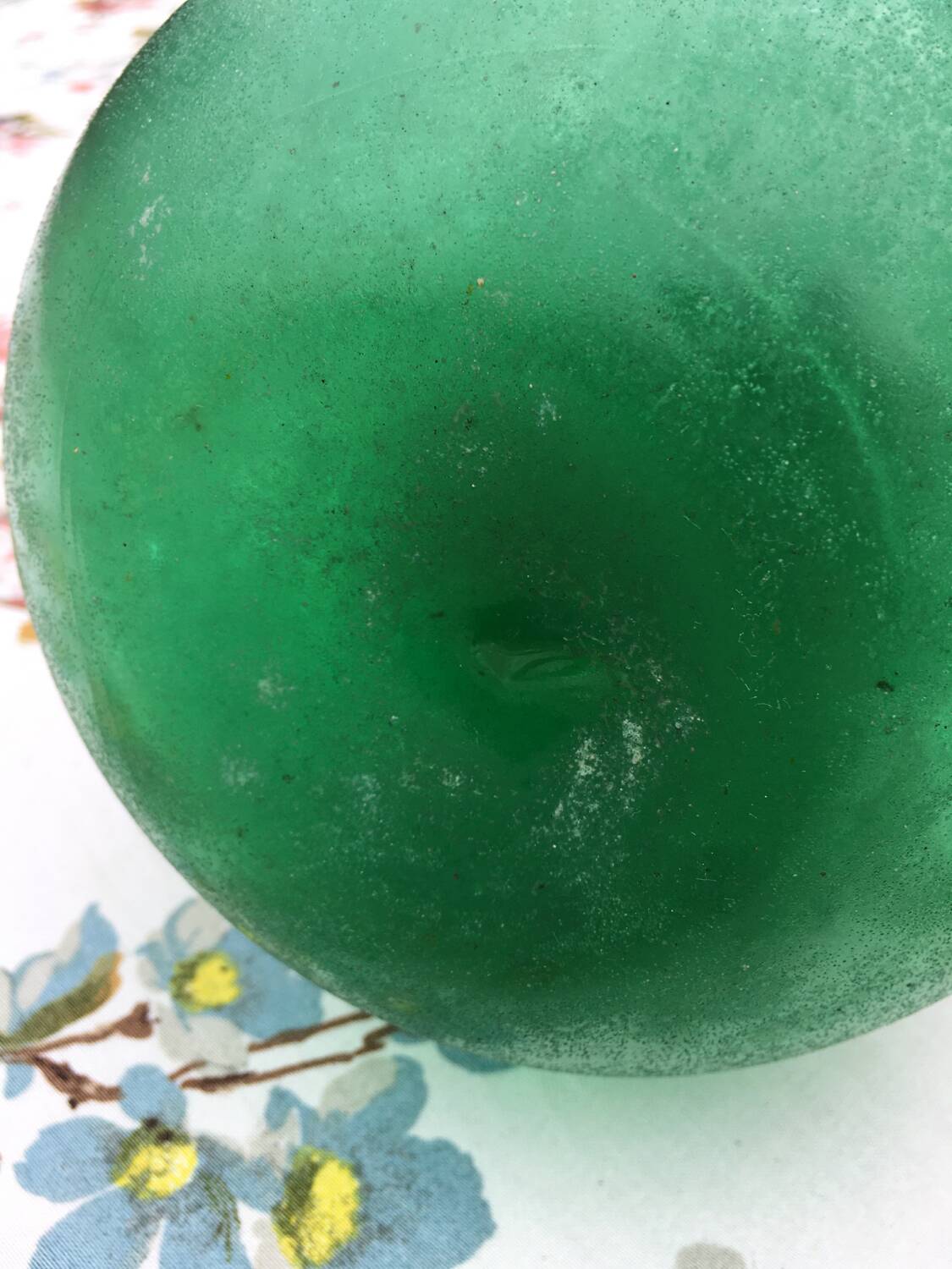 Glass soliflore vase