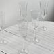 Set of 6 vintage champagne flutes