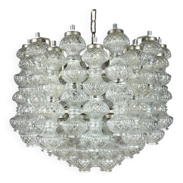 Lustre Murano par Flavio Poli pour Seguso, années 1960