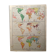 Map and photographic plate on human races from 1951