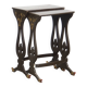 Ensemble de 2 tables d'appoint japonaises vintage laquées