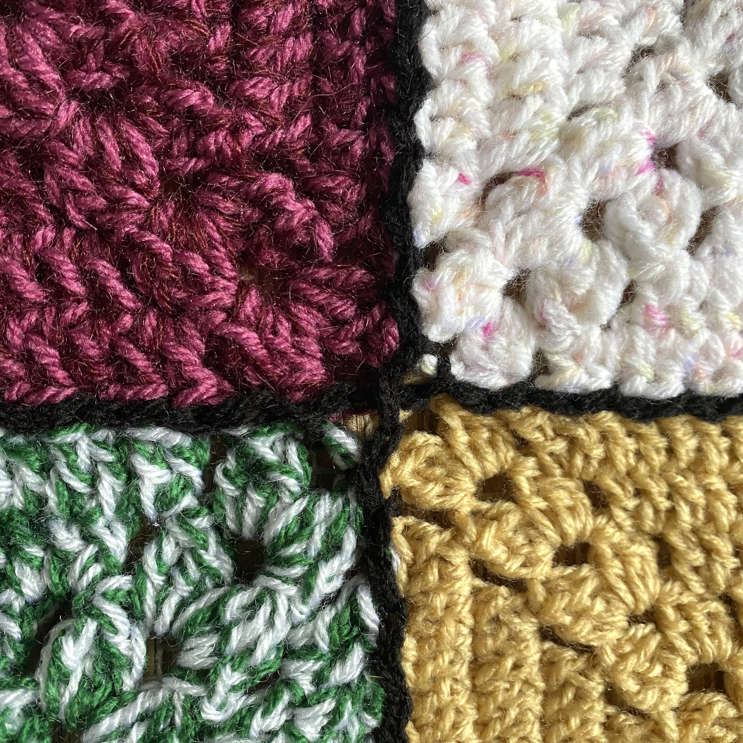 Vintage crochet blanket 90X120 cm
