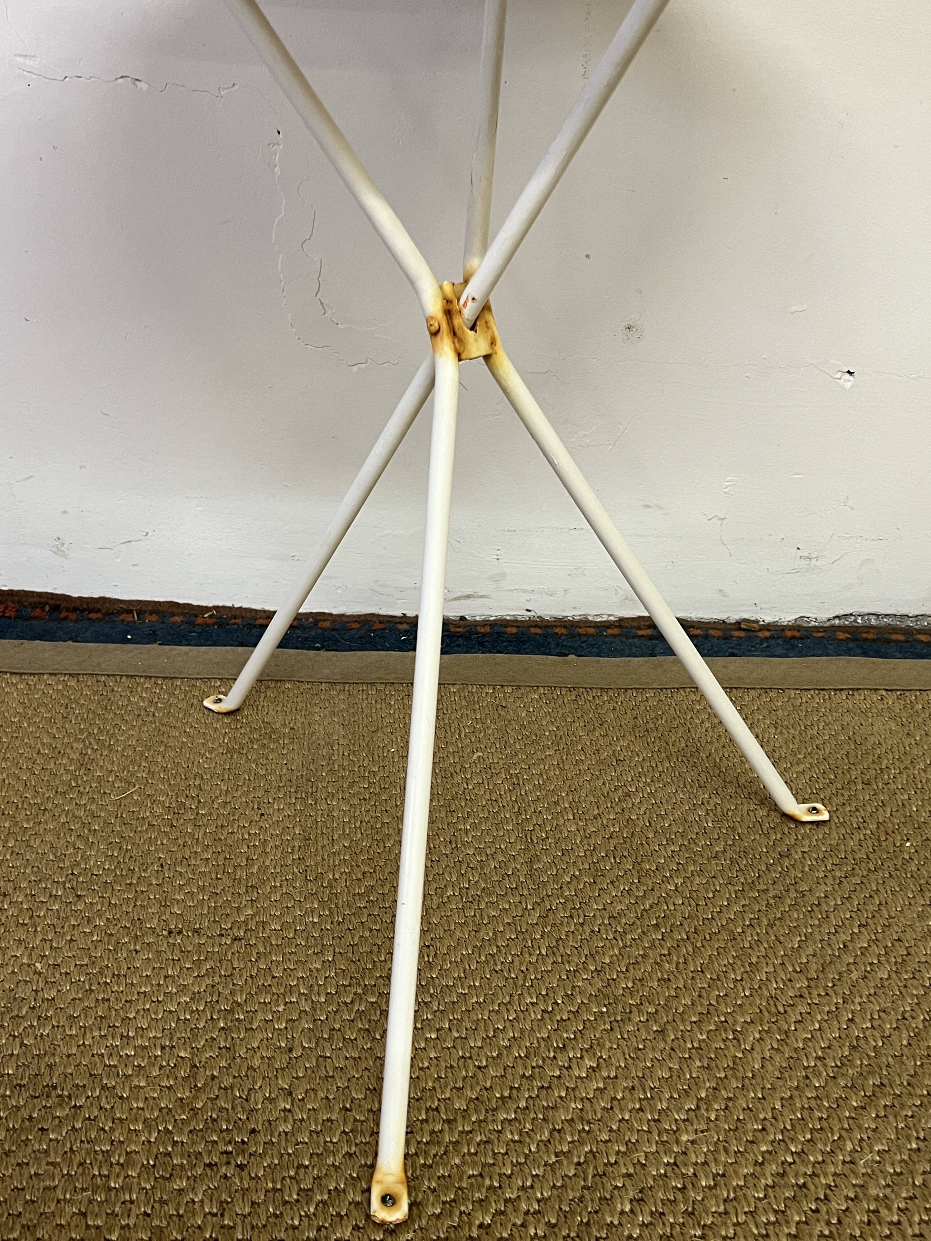 Vintage metal bistro table