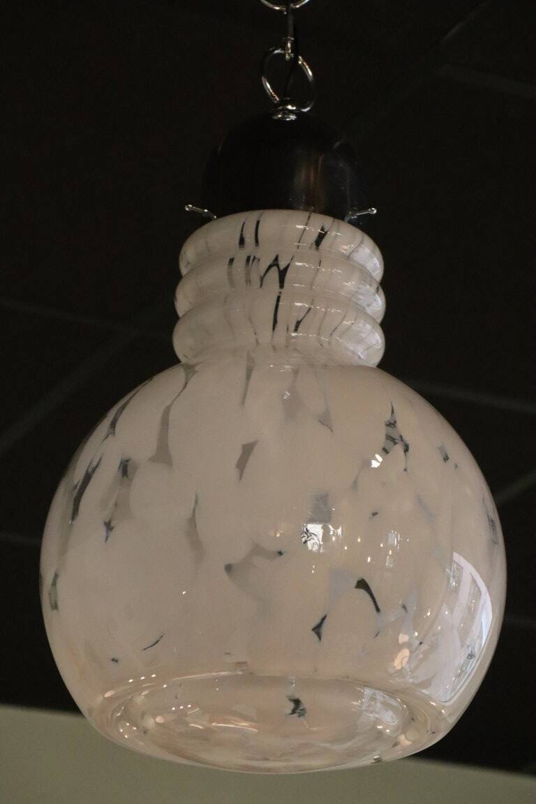 Vintage Italian Murano glass pendant light, 1970s